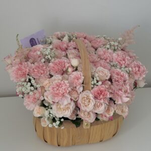 Pink Basket Blooms